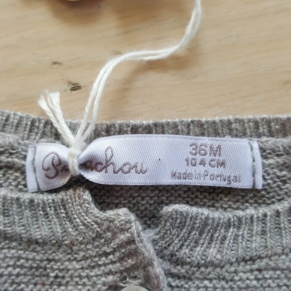 Patachou ! light pink knit cardigan (36M) - Picture 3 of 8